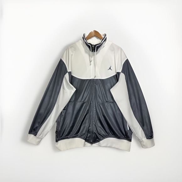 Nike Other - Nike Air Jordan XI Retro Knit Full Zip Jacket ‎ Cool Grey 11 Gray XXL Dri Fit